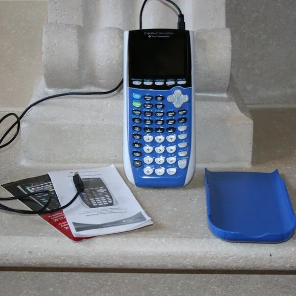 Texas Instruments TI-84 Plus C Silver Edition Graphing Calculator - Picture 1 of 15